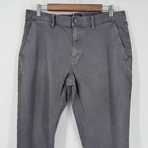 Banana Republic Aiden Pant Mens 33x30 ** Gray Slim Fit Casual Chino Pants